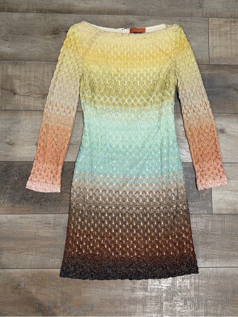 Missoni metallic ombré knit mini dress - Picture 3 of 8